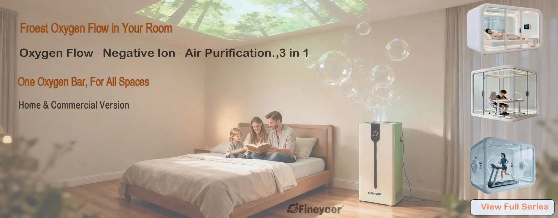 Fineyoer enriched oxygen chamber range