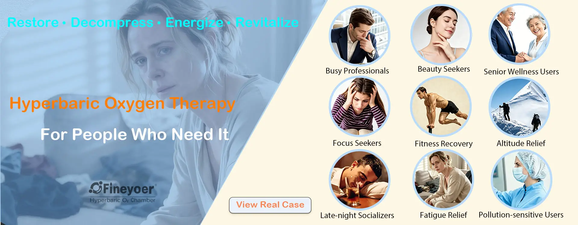 Fineyoer hyperbaric chamber for all users